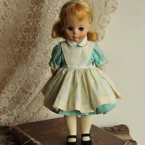 Vintage 1960s 1970s Madame Alexander Doll, Alice In Wonderland, Model # 1552